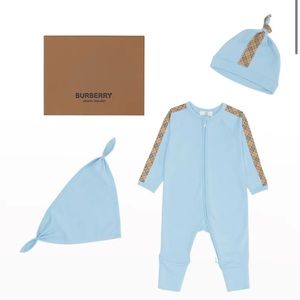 Burberry Boy's Claude 3-Piece Coverall Gift Set